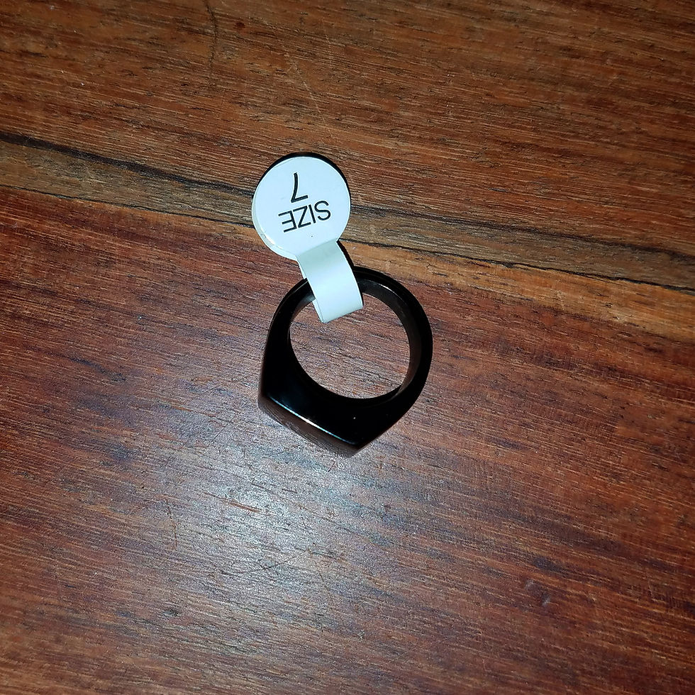 Miniatura: Anello inciso "Cazzo di Charlie" in acciaio inossidabile