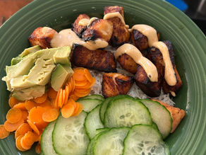 Air Fryer Salmon Bowls