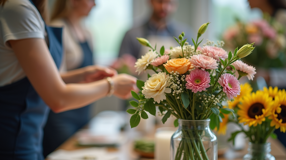 Join Our Flower Arrangement Workshops This Season
