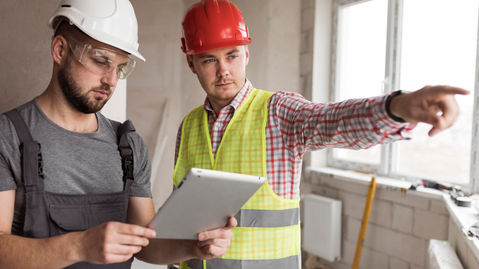2 mannen in de bouw