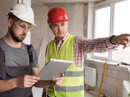 2 mannen in de bouw