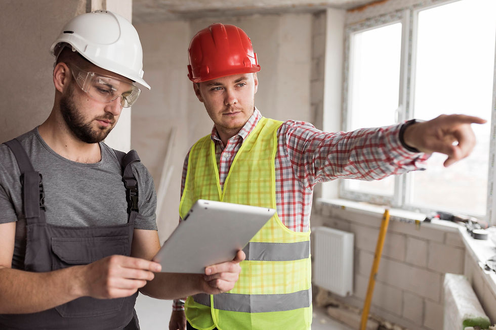 2 mannen in de bouw