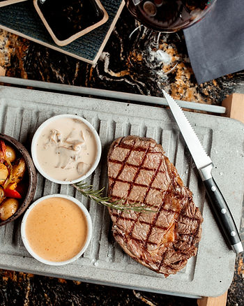 steak met saus