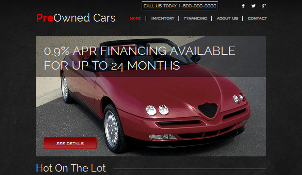 automotive cars website templates business wix