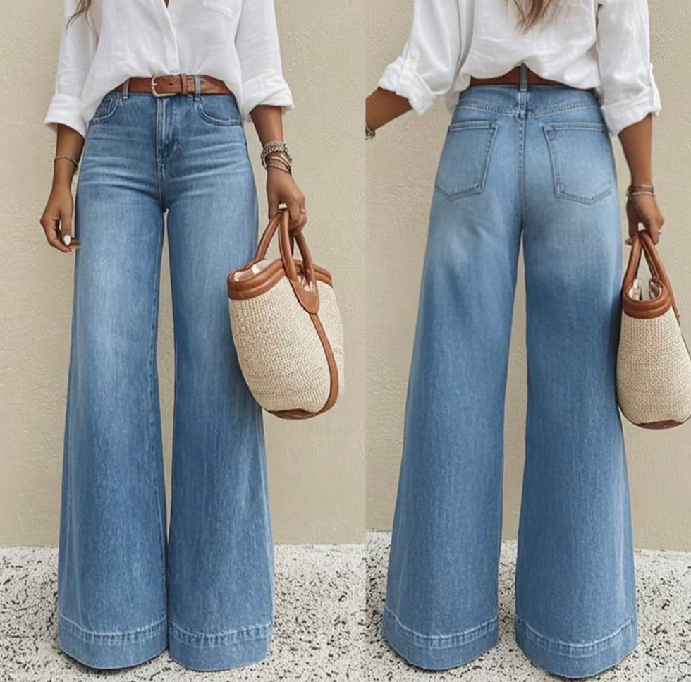 Thumbnail: Essential Wide Leg Jeans