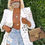 Thumbnail: Cut Out White Blazer