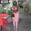Thumbnail: Pink Barbie Bikini Top Pants Set