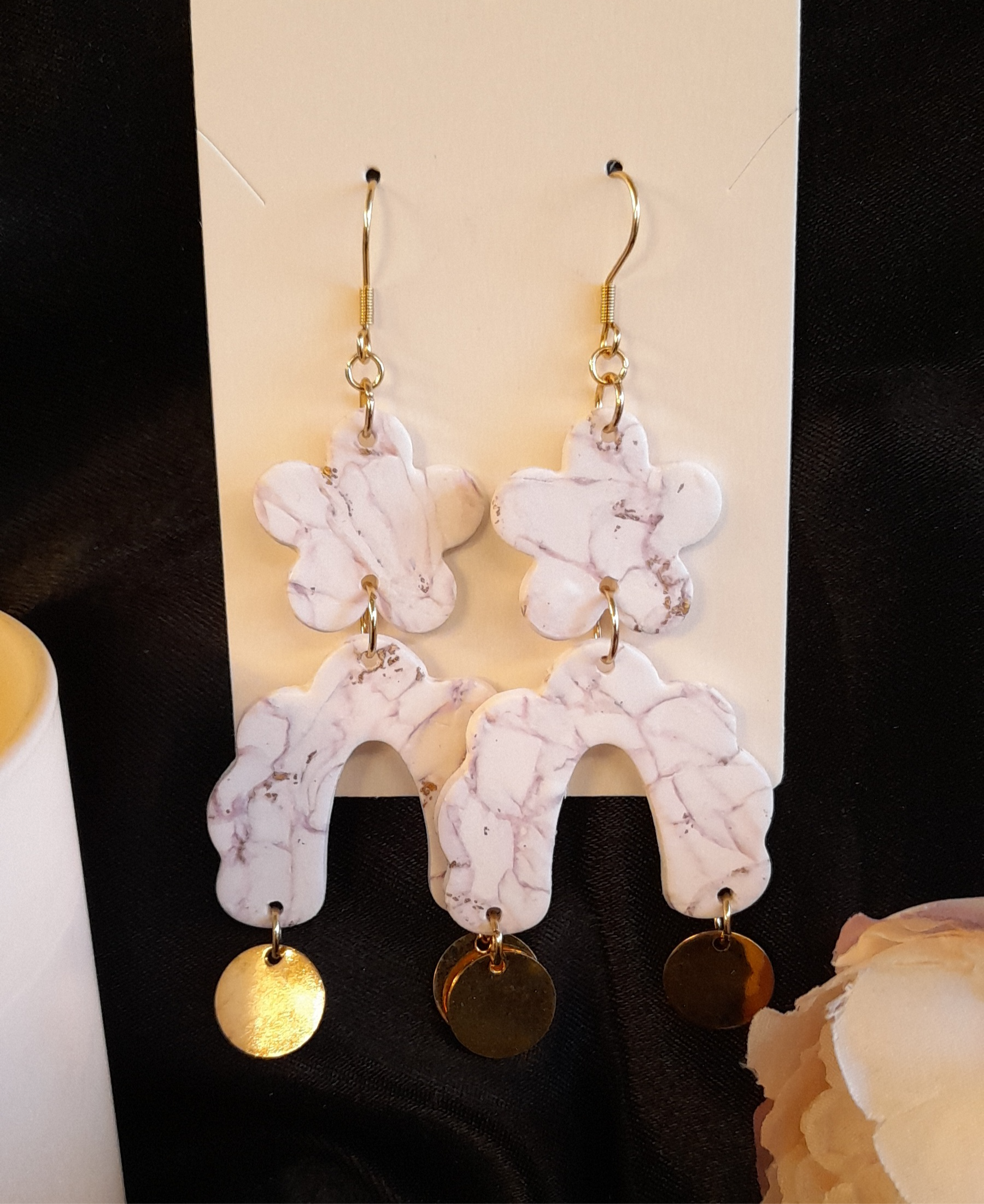 Elegance Collection Fluted Drop Earrings