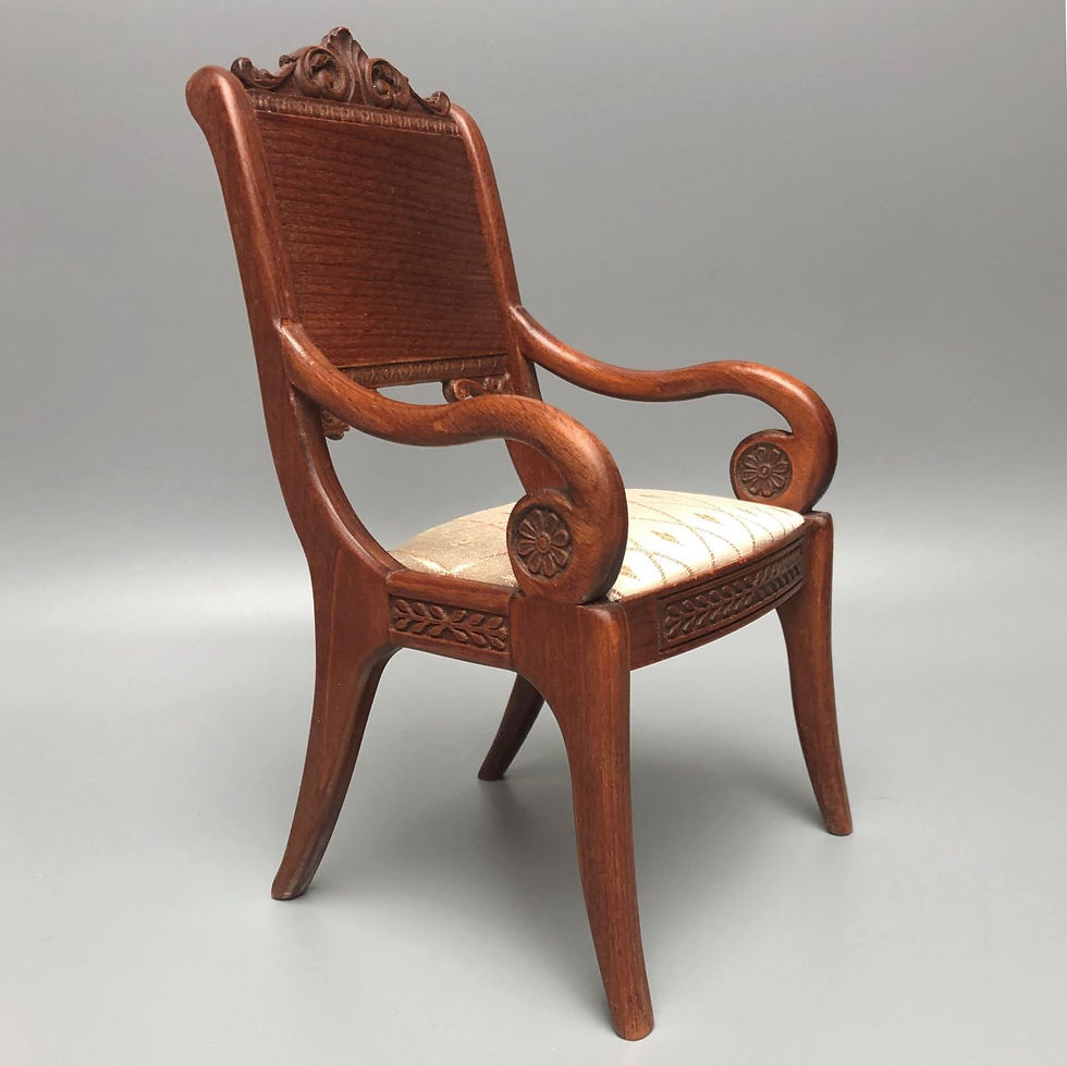 Thumbnail: HELEN chair, hard back, scale 1:3, 1:4, 1:6