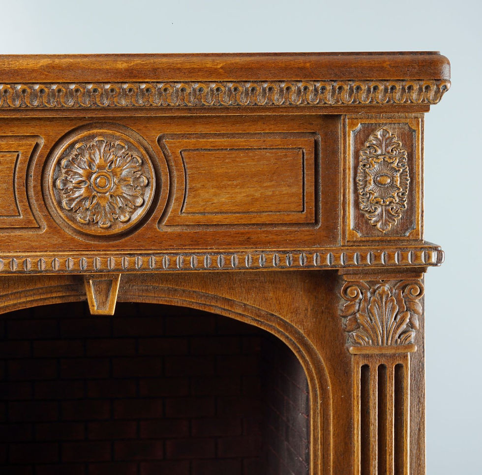 Thumbnail: OXFORD fireplace, scale1:4, 1:3