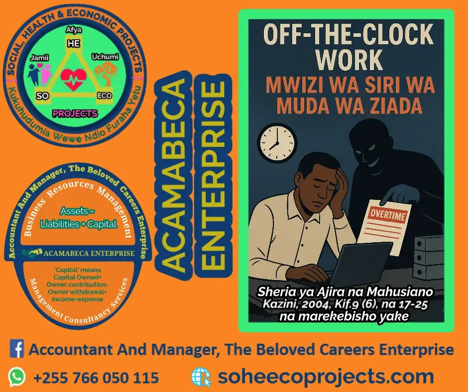 Kazi Nje ya Masaa Rasmi Inayoiba Haki na Muda wa Wafanyakazi.