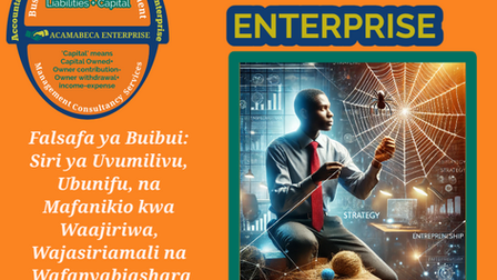 FALSAFA YA BUIBUI: SIRI YA UVUMILIVU, UBUNIFU, NA MAFANIKIO KWA WAAJIRIWA, WAJASIRIAMALI NA WAFANYABIASHARA