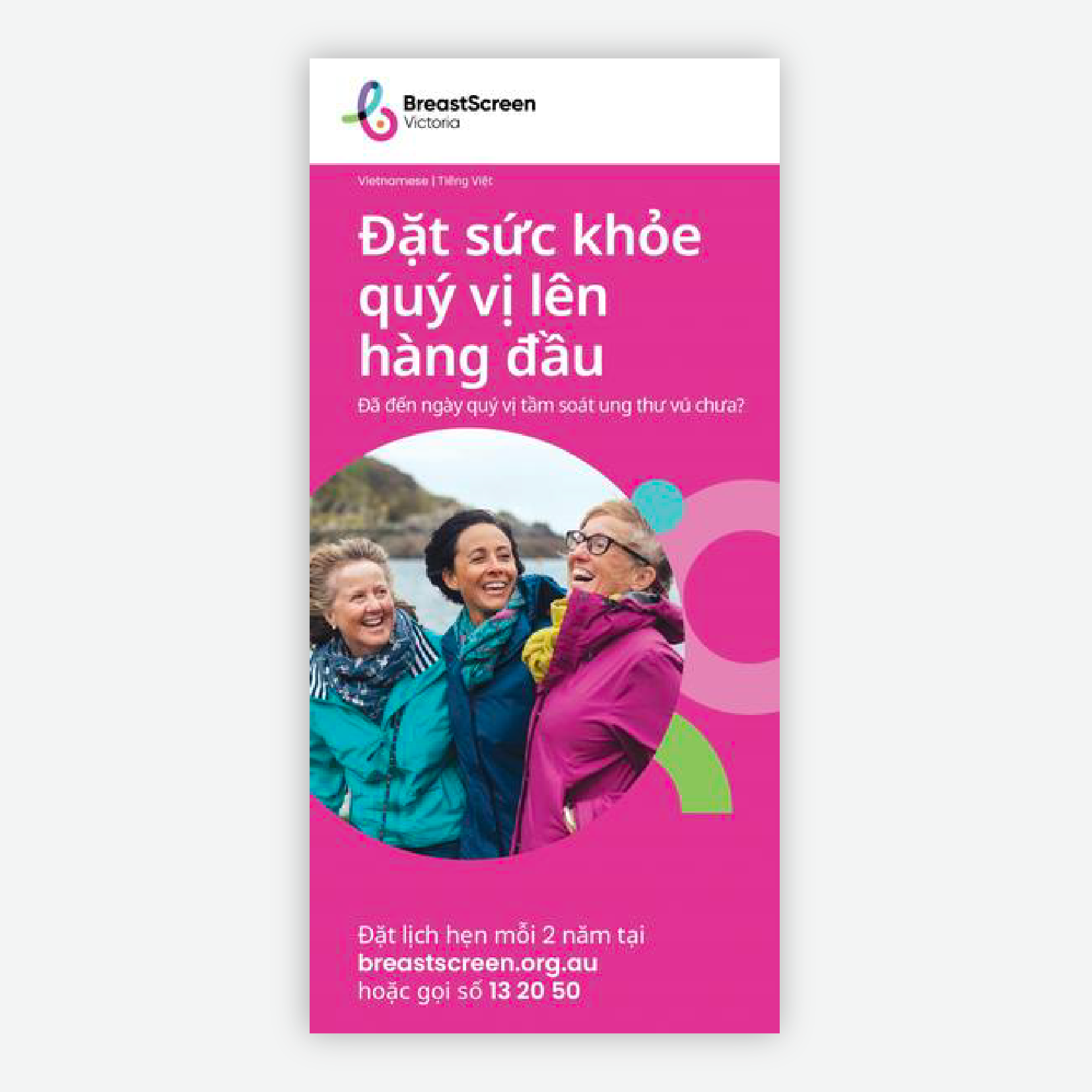 Put your health first brochure - Vietnamese