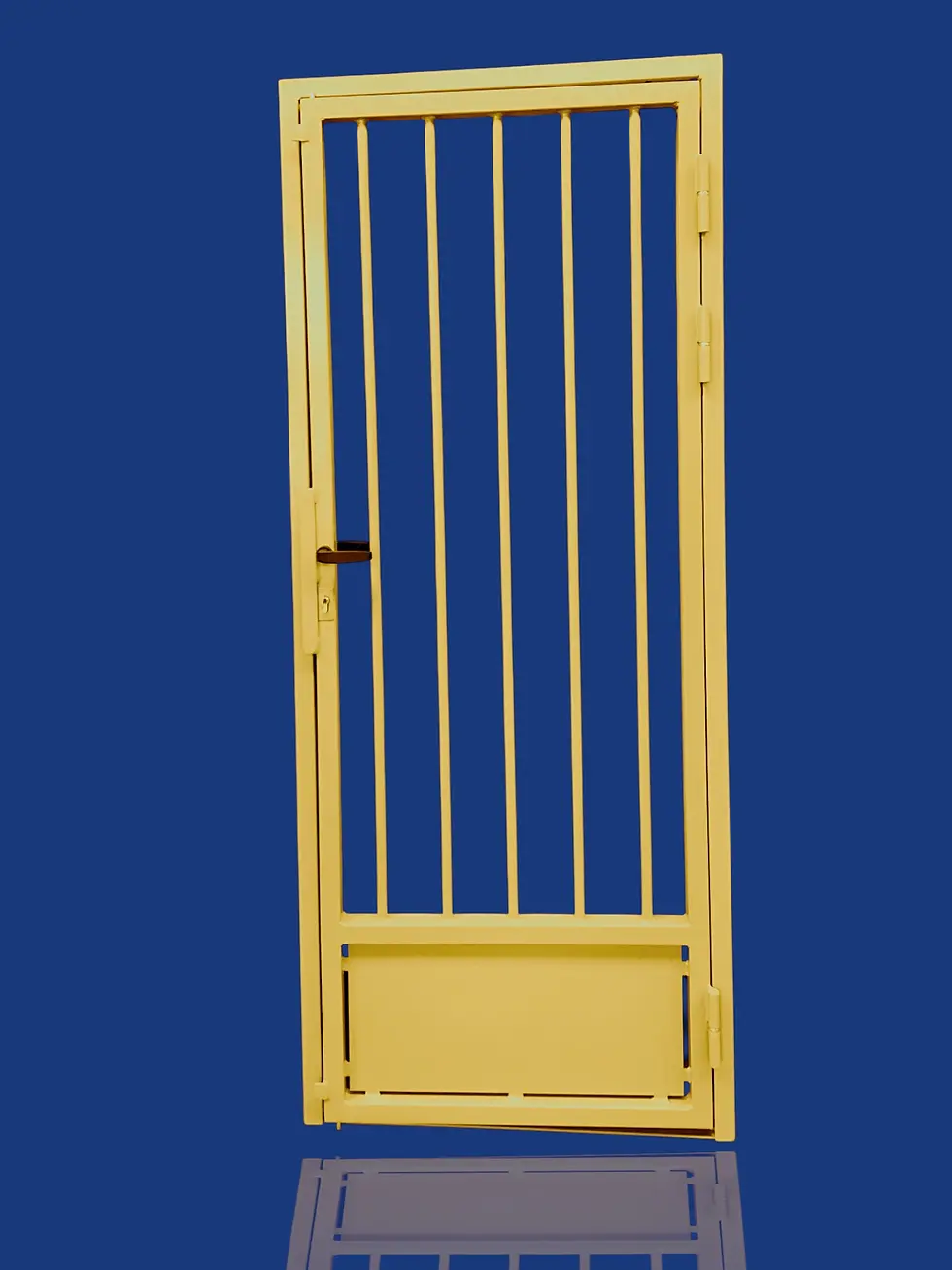 porte à barreaux sécurité et ventilation en période de canicule
