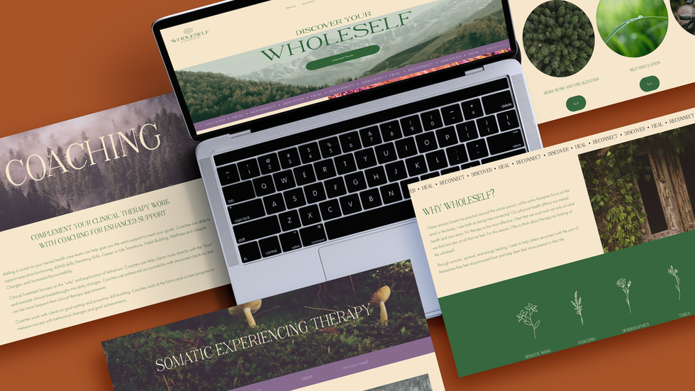 Wholeself Experiencing - Logo and Website Design