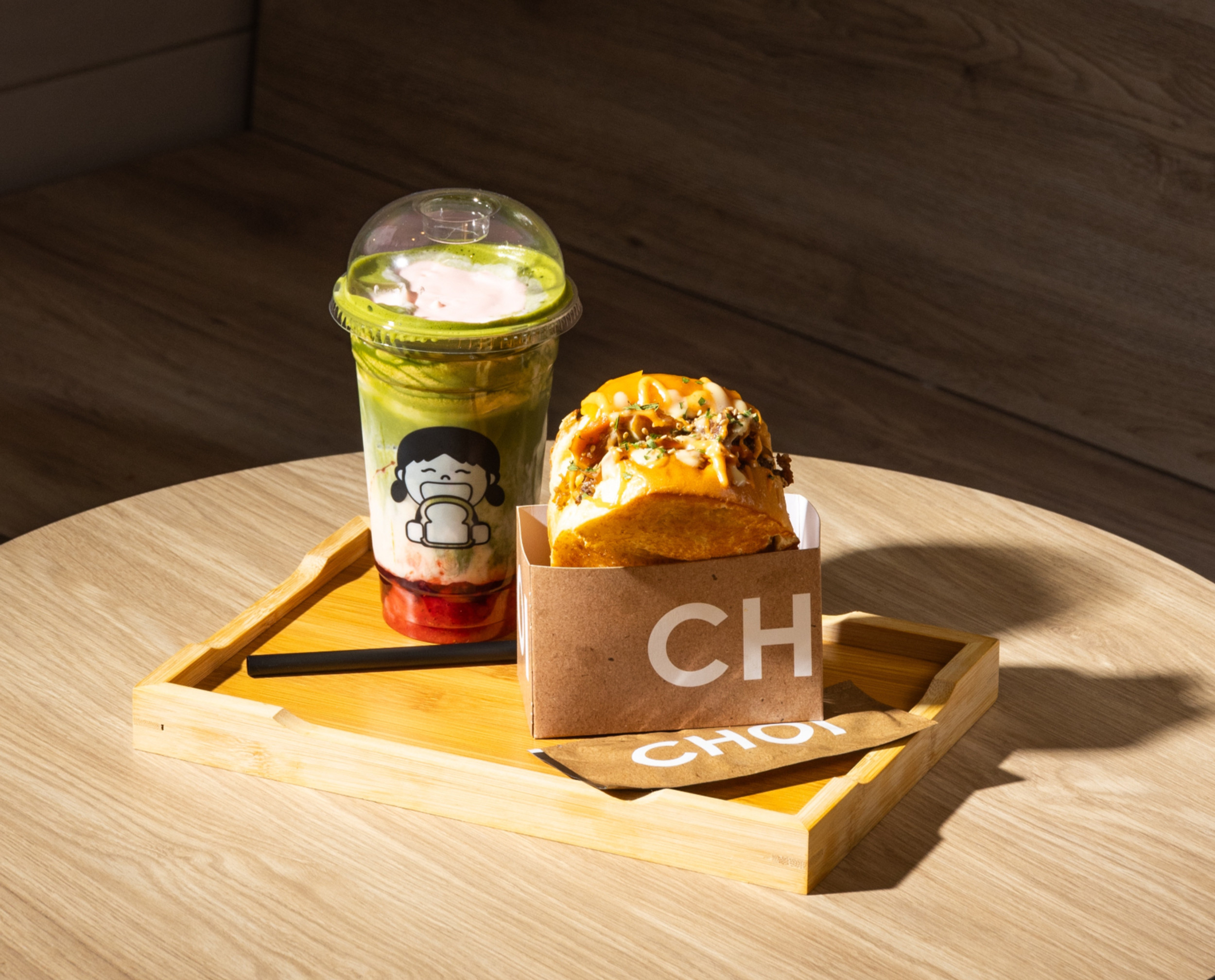 CHOI - Egg Drop Sandwich | Matcha | Cafe