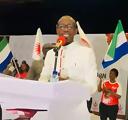 Bai Mahmoud Bangura addressing Sierra Leoneans with a message of unity, leadership, and economic revival.