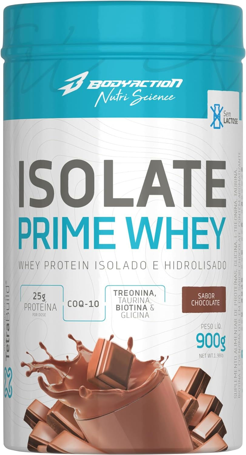 Miniatura: Isolate Prime Whey 900g Sabor Baunilha Bodyaction
