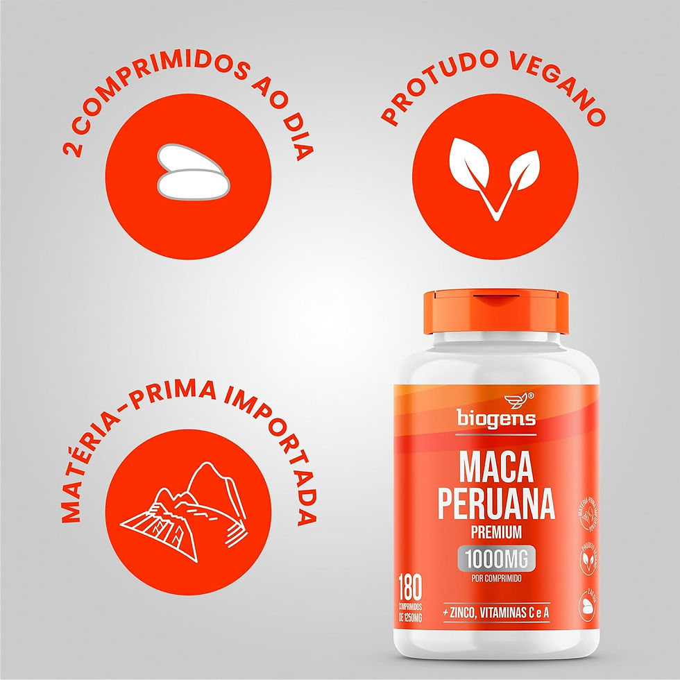 Miniatura: Ultra Potency Maca Peruana Premium 1000mg Vegana, 180 comprimidos, Biogens