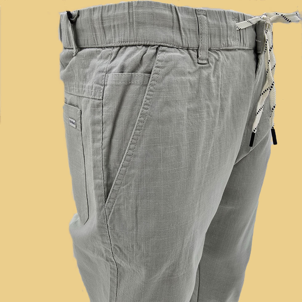 linen blend trouser