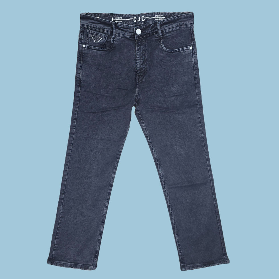 WASHED REGULAR STRAIGHT FIT JEANS
