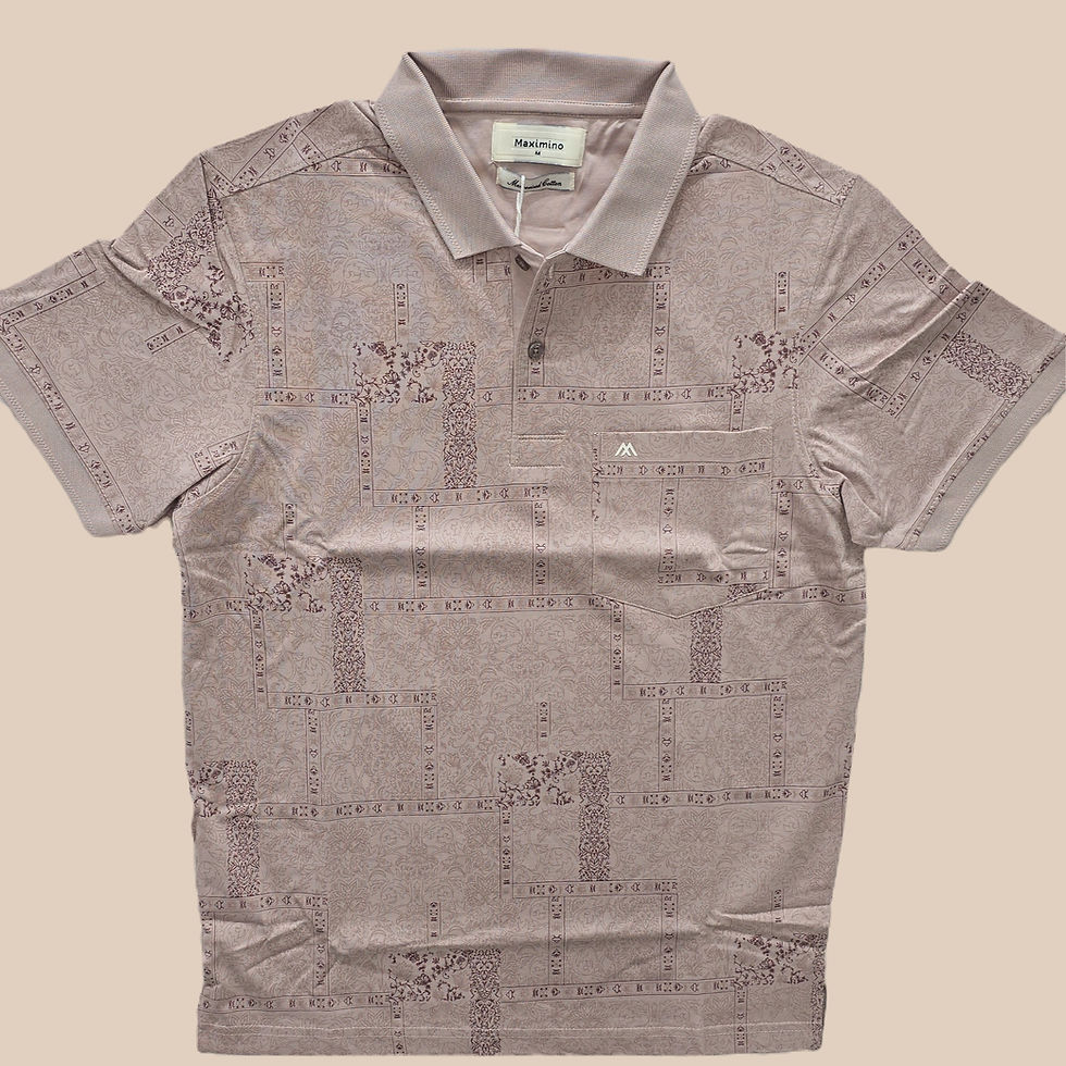 MINI FLORAL PRINTED POLO TSHIRT