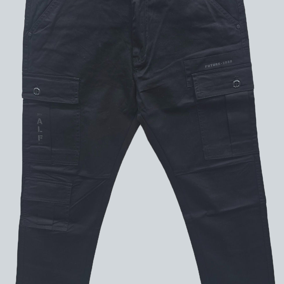 black cargo pant