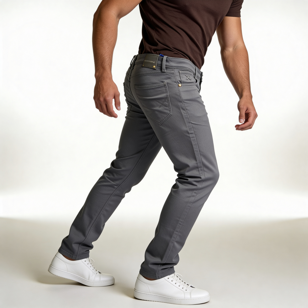 GREY SLIM FIT JEANS