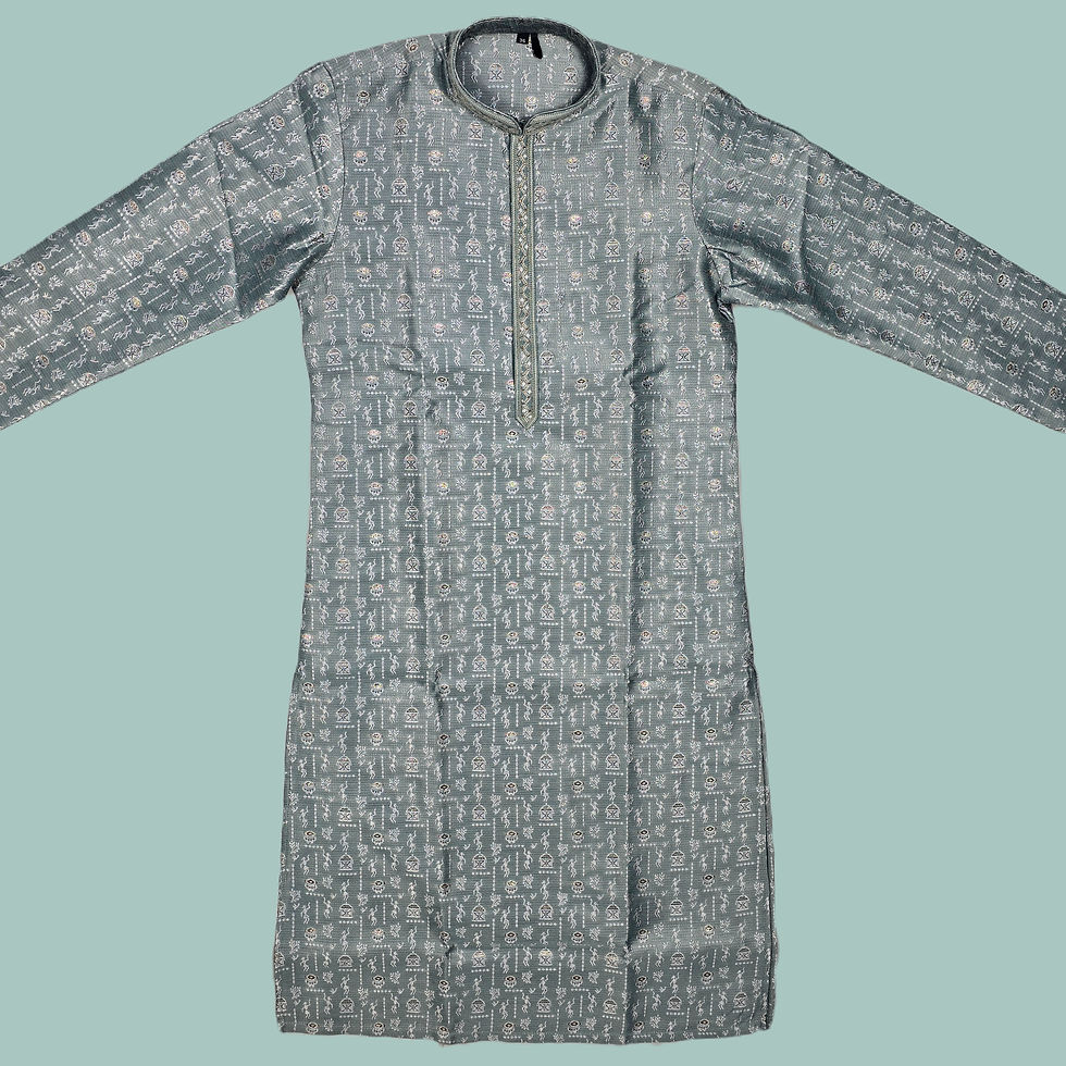 VILLAGE PRINT KURTA-SET