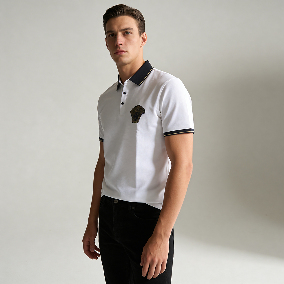 SOLID BEADED APPLIQUE TSHIRT