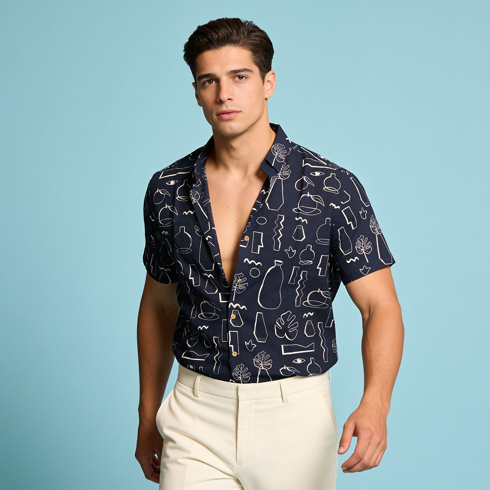 ABSTRACT PRINT SHIRT