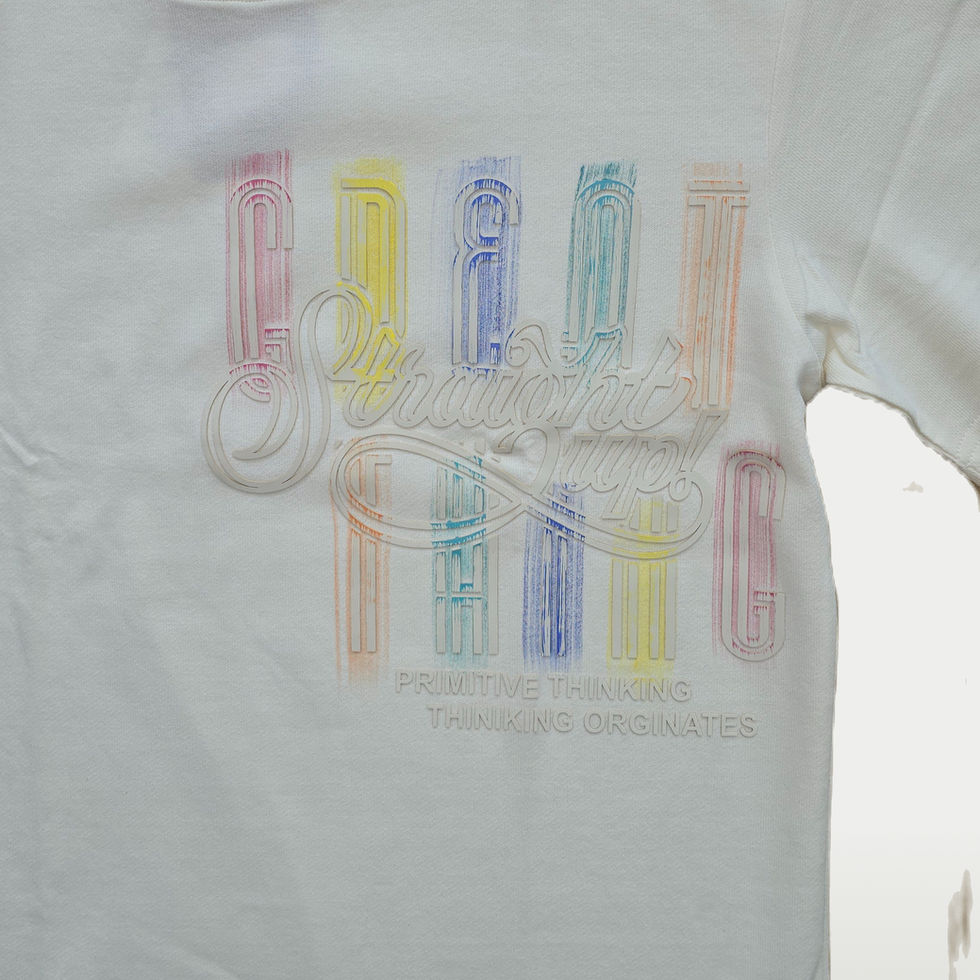 GRAPHIC RUBBER PRINT TSHIRT