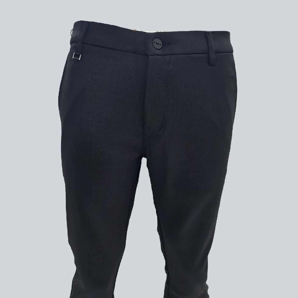 SHINY CHECKS TROUSER