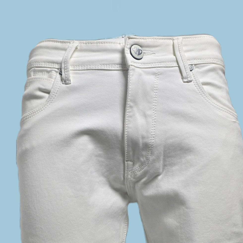 PURE WHITE DENIM JEANS