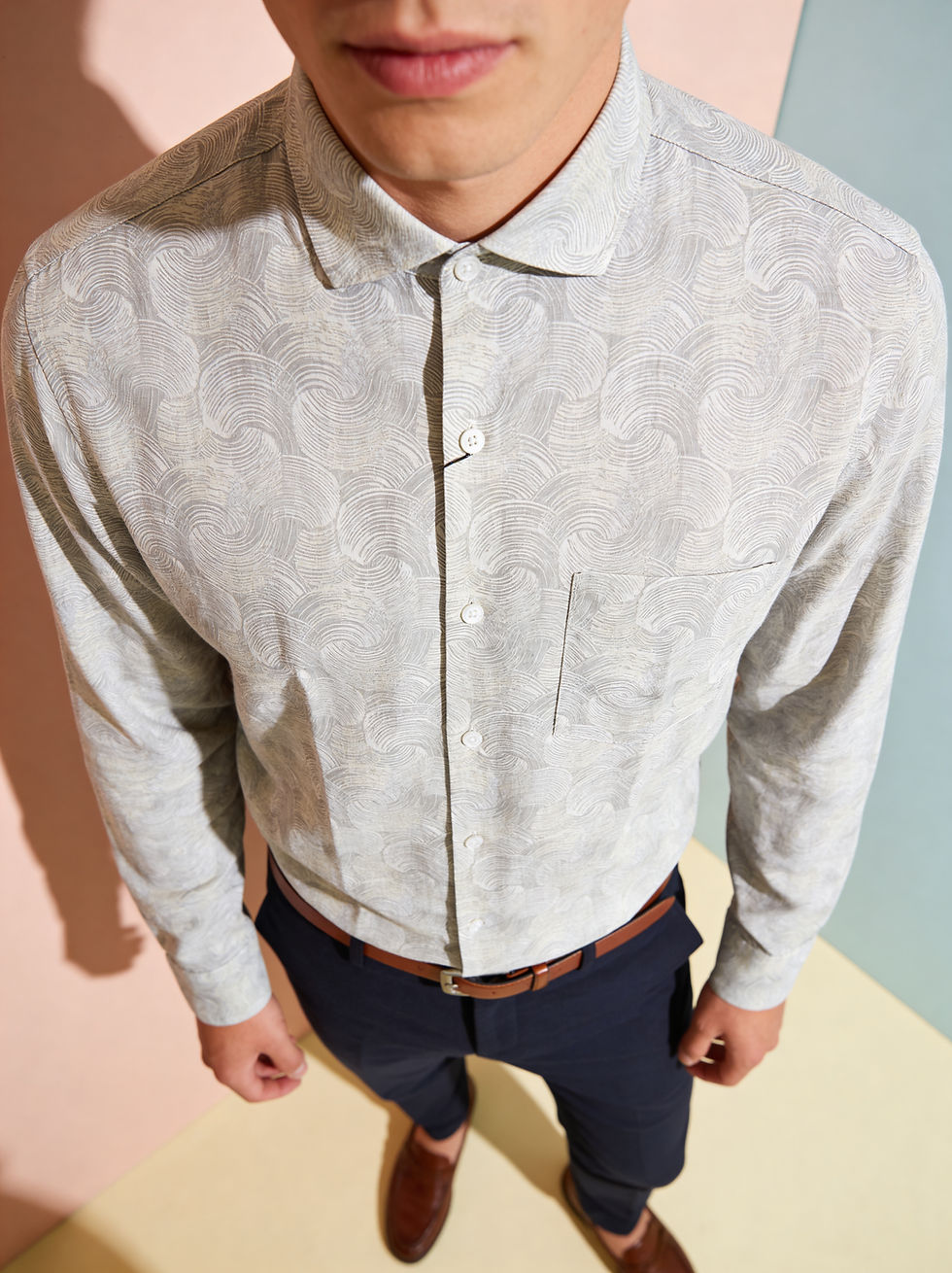 printed cotton shirt
