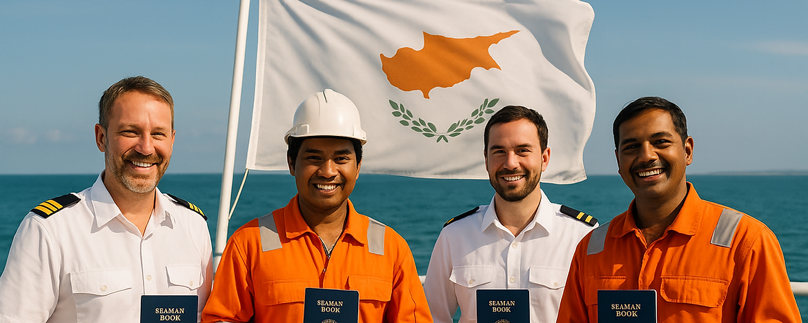 Cyprus maritime flag for officer endorsement and seafarer application forms