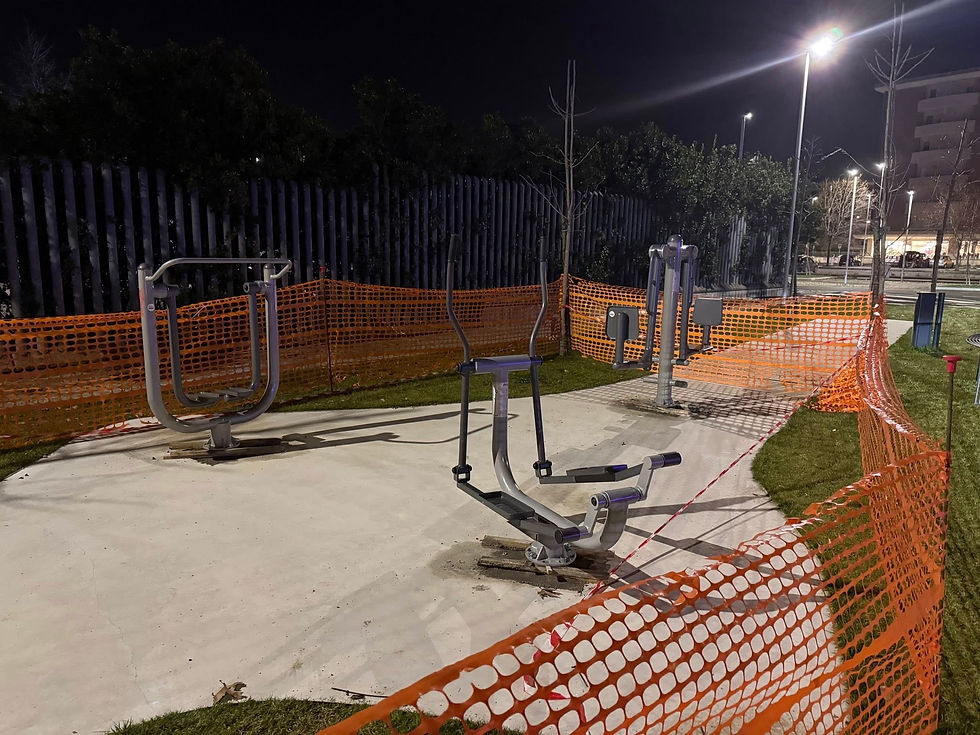 Palestra all'aperto a Riello