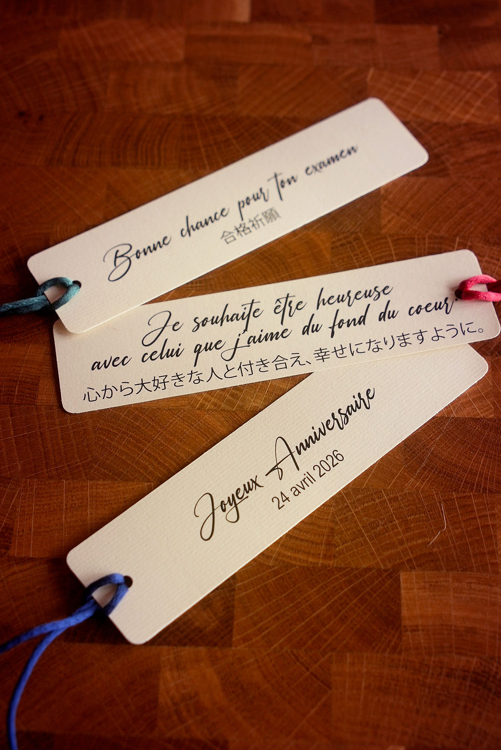 Exemple de messages de personnalisation
