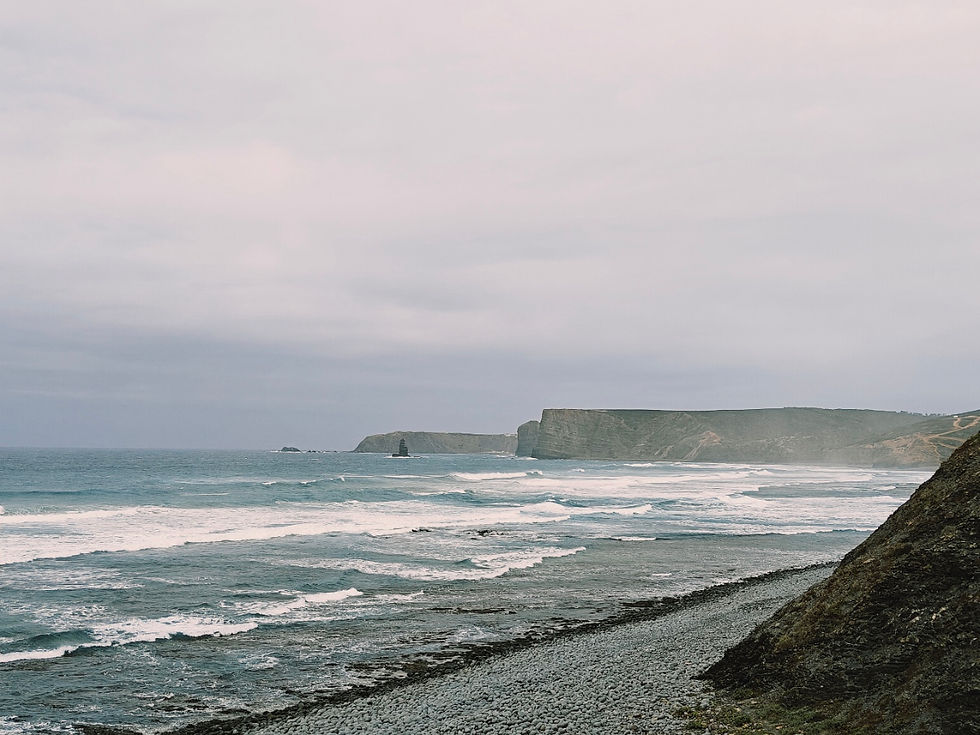 View of Pedra da Agulha from the South - Vicentine Coast Natural Park near Aljezur