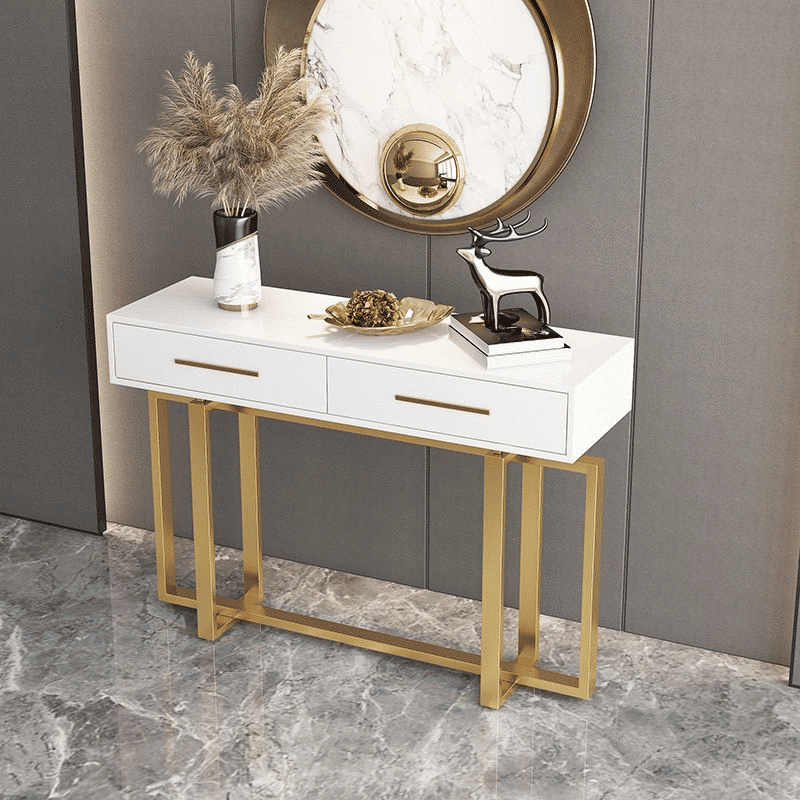 Küçük resim: DRS-06 Dikdörtgen Konsol Masa MDF Metal Ayaklı