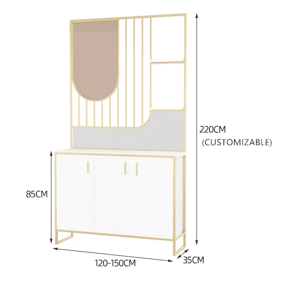 Küçük resim: SPR4200 Modern Metal Dolaplı Oda Bölücü Seperatör Panel