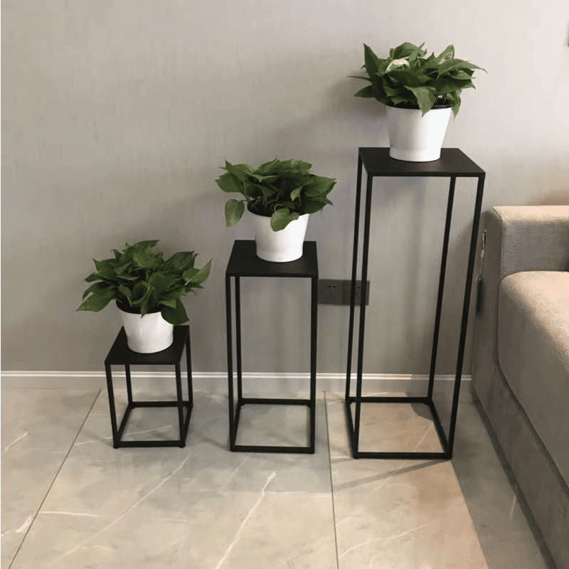 Modern Metal Kare Çiçeklik Standı SKU5878808