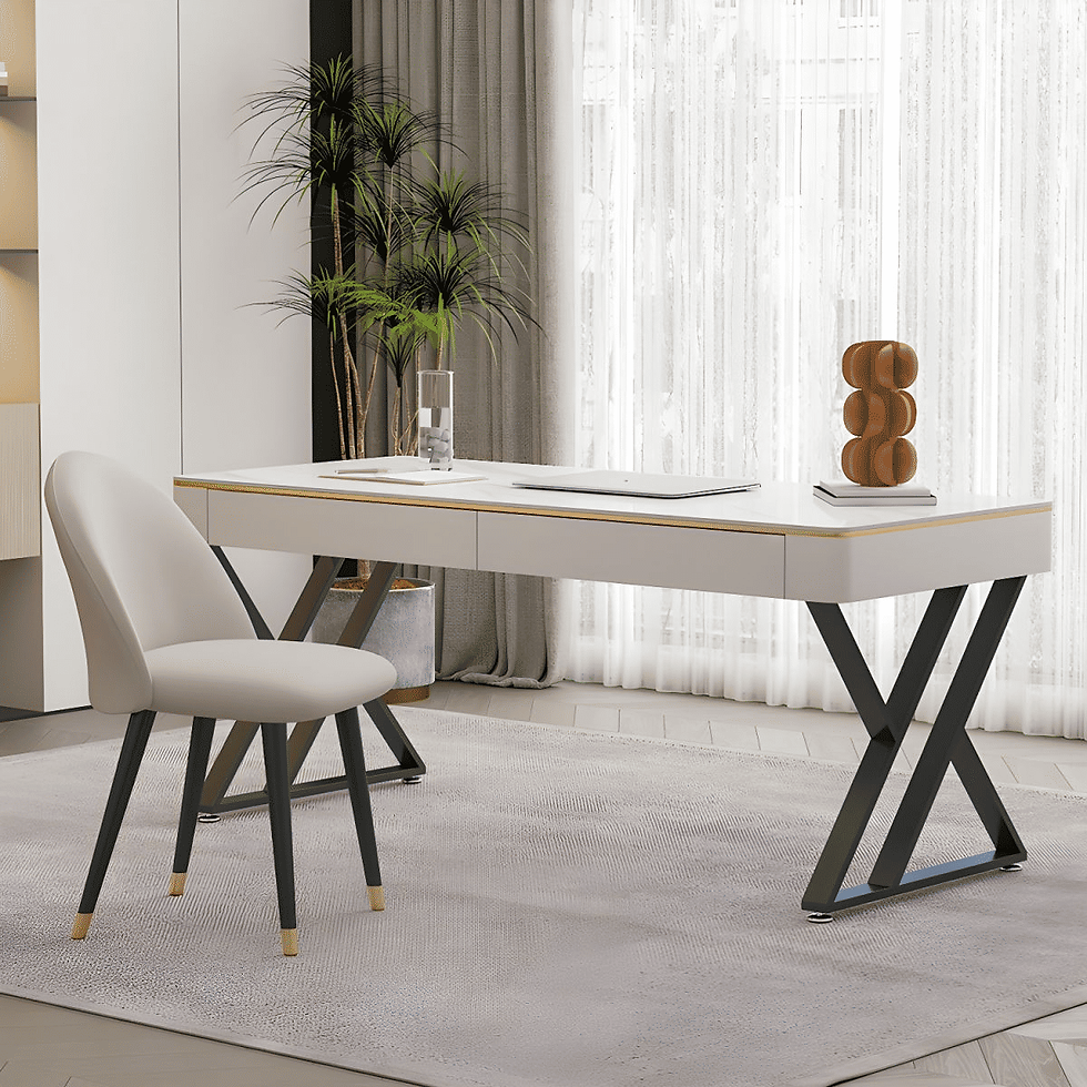 Küçük resim: KC-0249 Metal Çalışma Masası Modern Tasarım Ofis Masası
