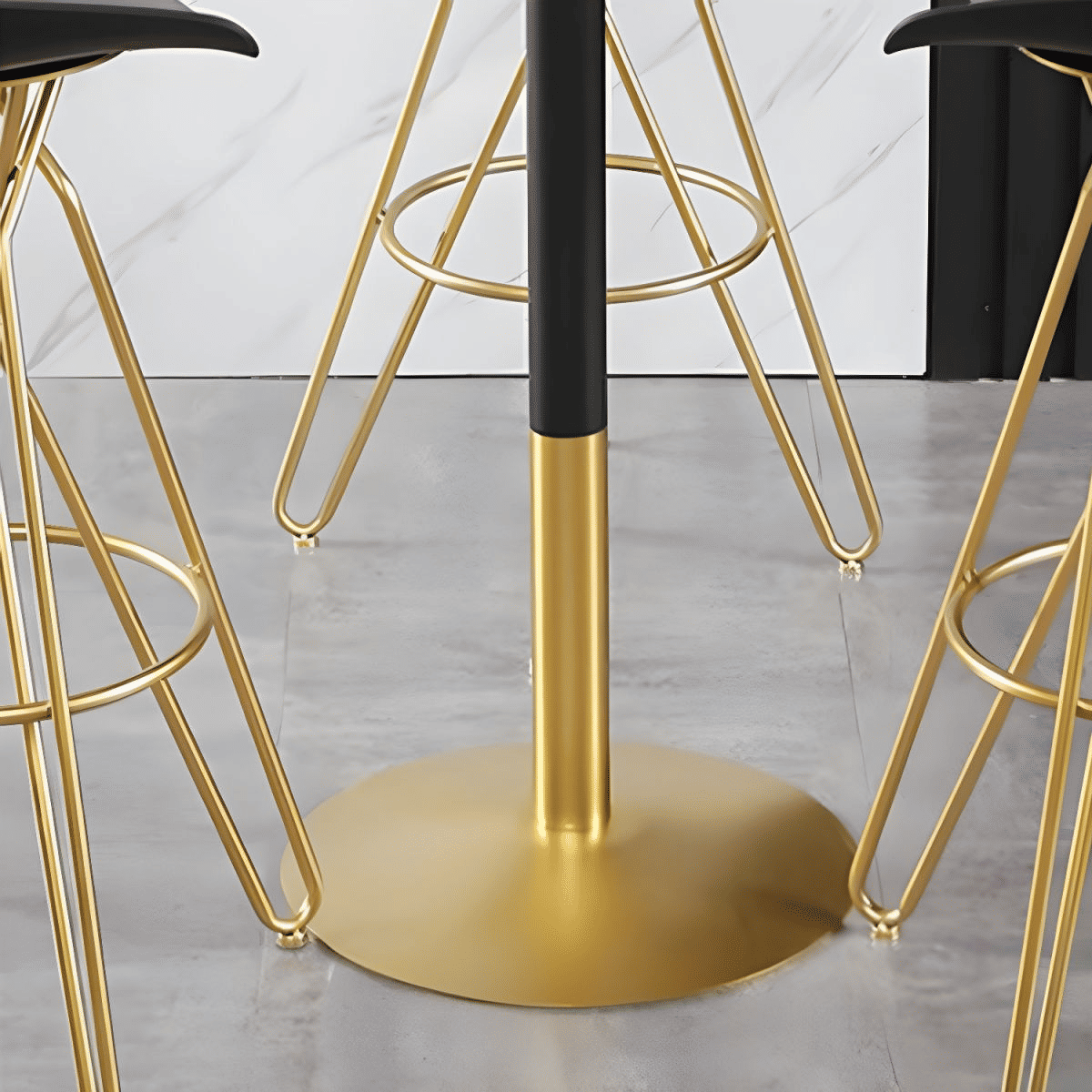 Modern Yuvarlak Taş Bar Masası SKU2917100