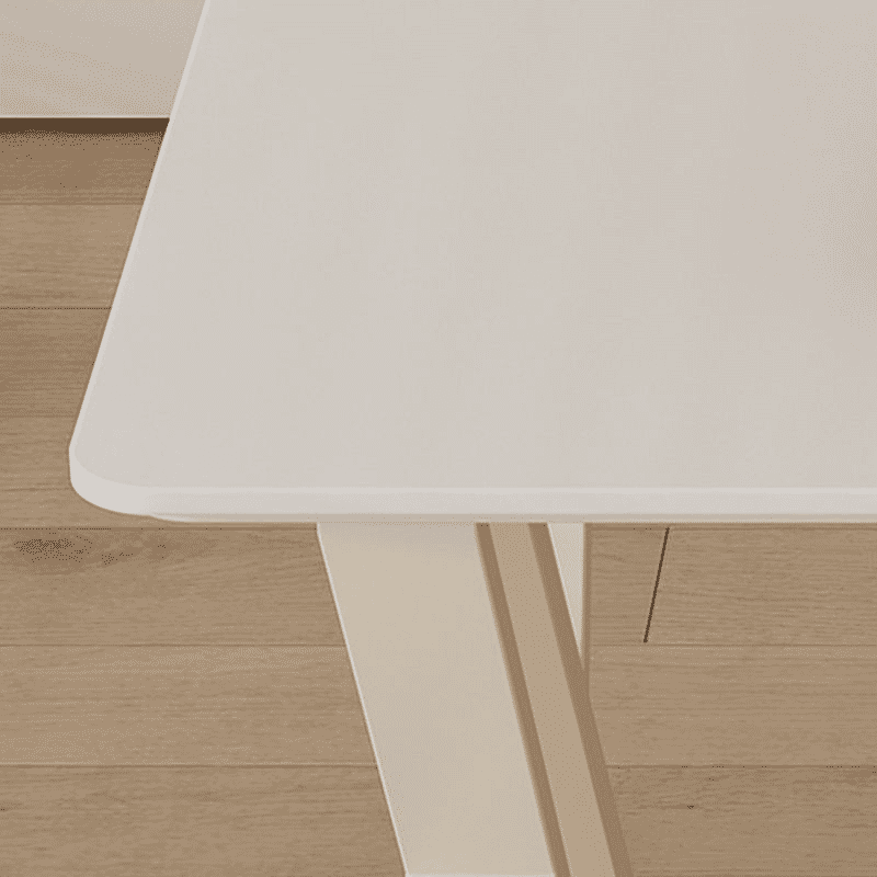 Modern Beyaz Taş Çalışma Masası LitFad SKU8435361