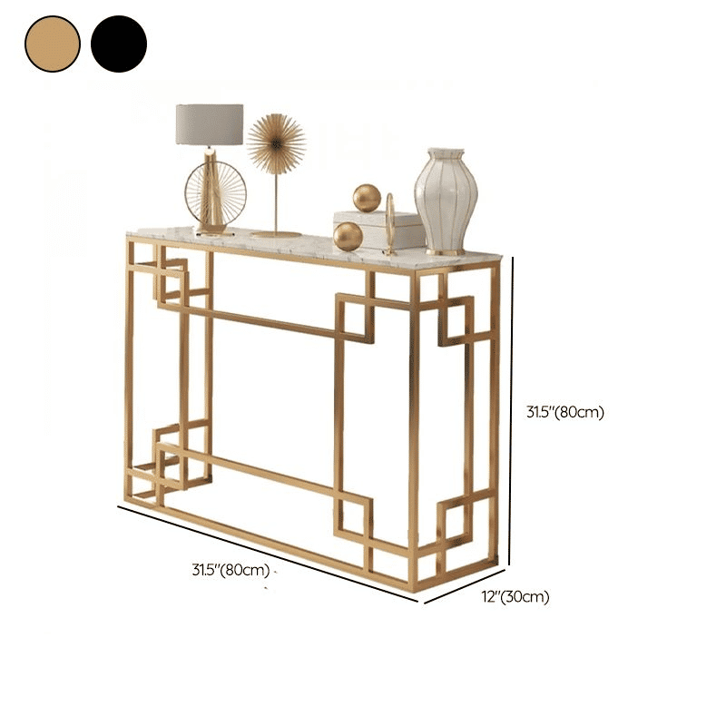 Küçük resim: DRS-059 Dikdörtgen Konsol Masa MDF Metal Ayaklı