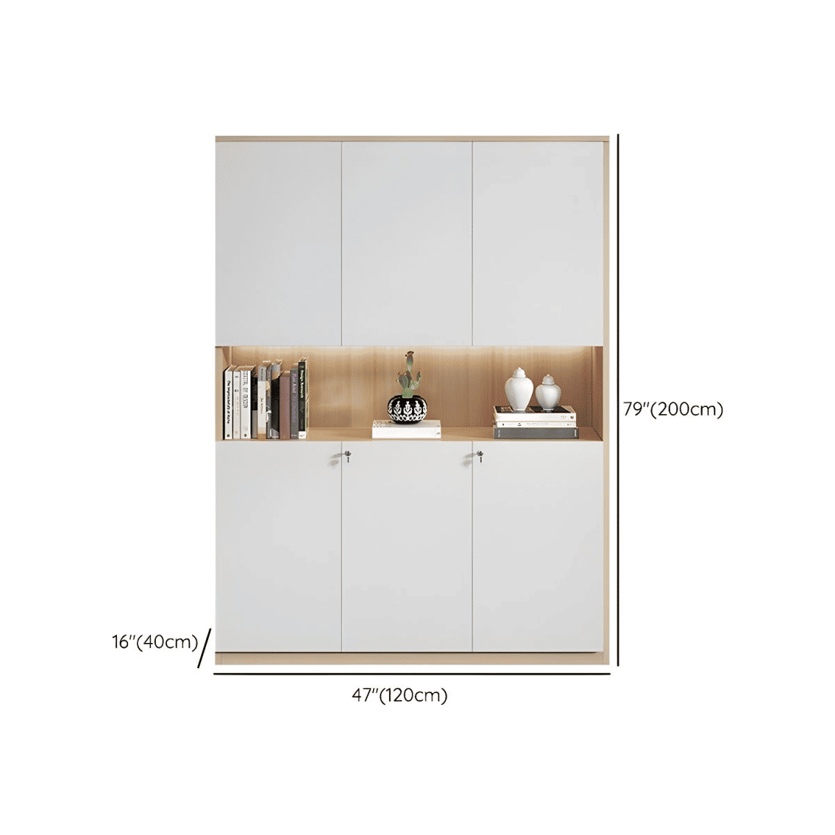 Modern Ahşap Dosya Dolabı SKU4368635