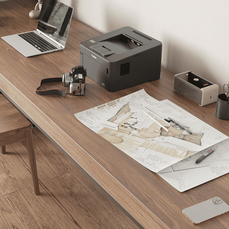 Modern Ahşap Raflı Çalışma Masası SKU9209095