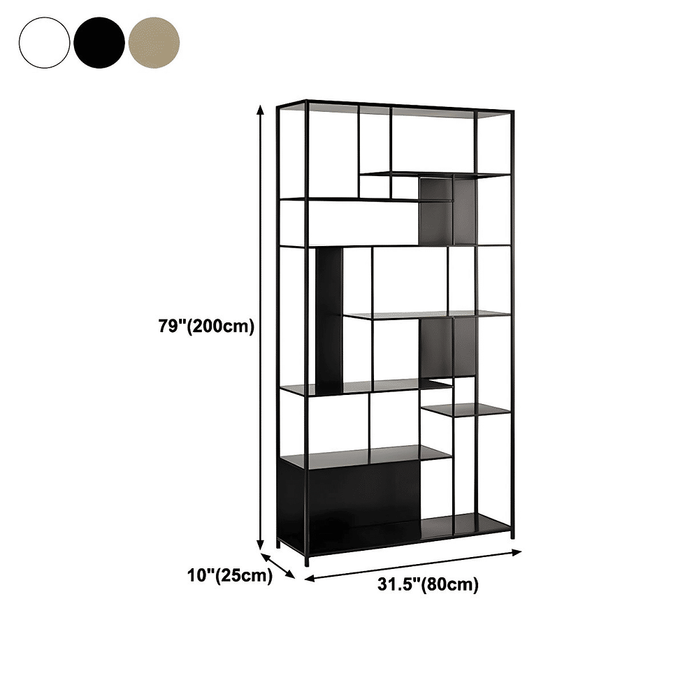Küçük resim: KTP-01 Modern Dikey Kitaplık Metal Raflı