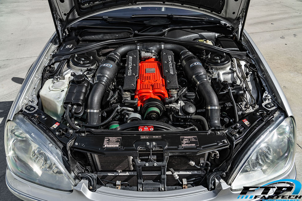 Thumbnail: Fabtech M113K Wrinkle Black Intake System